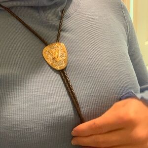 Vintage two-tone Eagle Bolo - Unisex